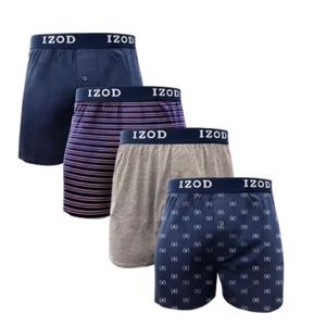 IZOD Men's 4-Pk Knit Boxer